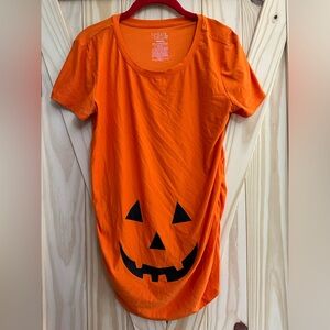 Jack o lantern maternity tee